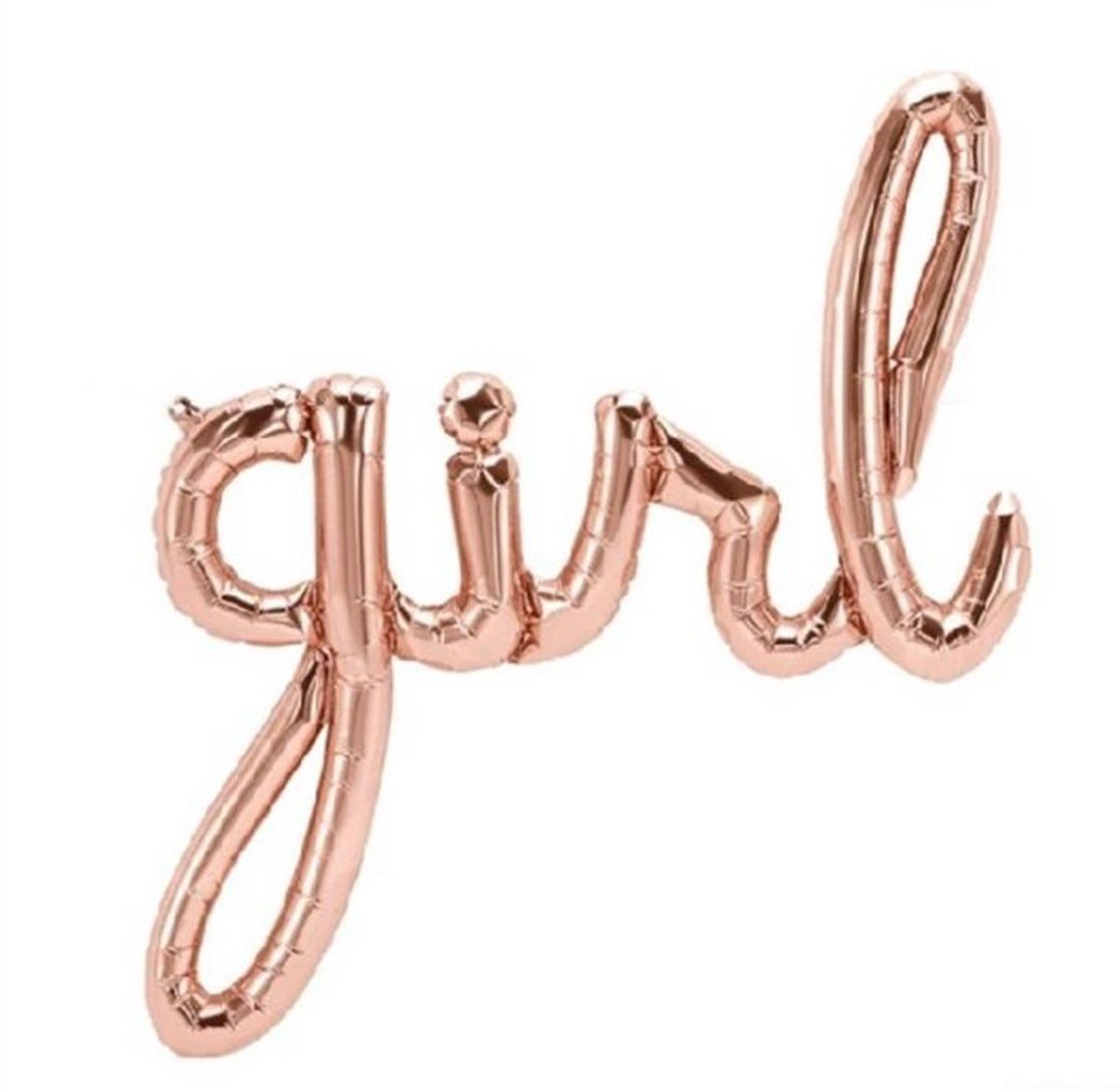 Rosegold Girl İmza Folyo Balon