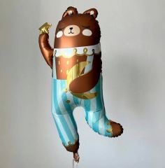 Pijamalı Ayıcık Folyo Balon