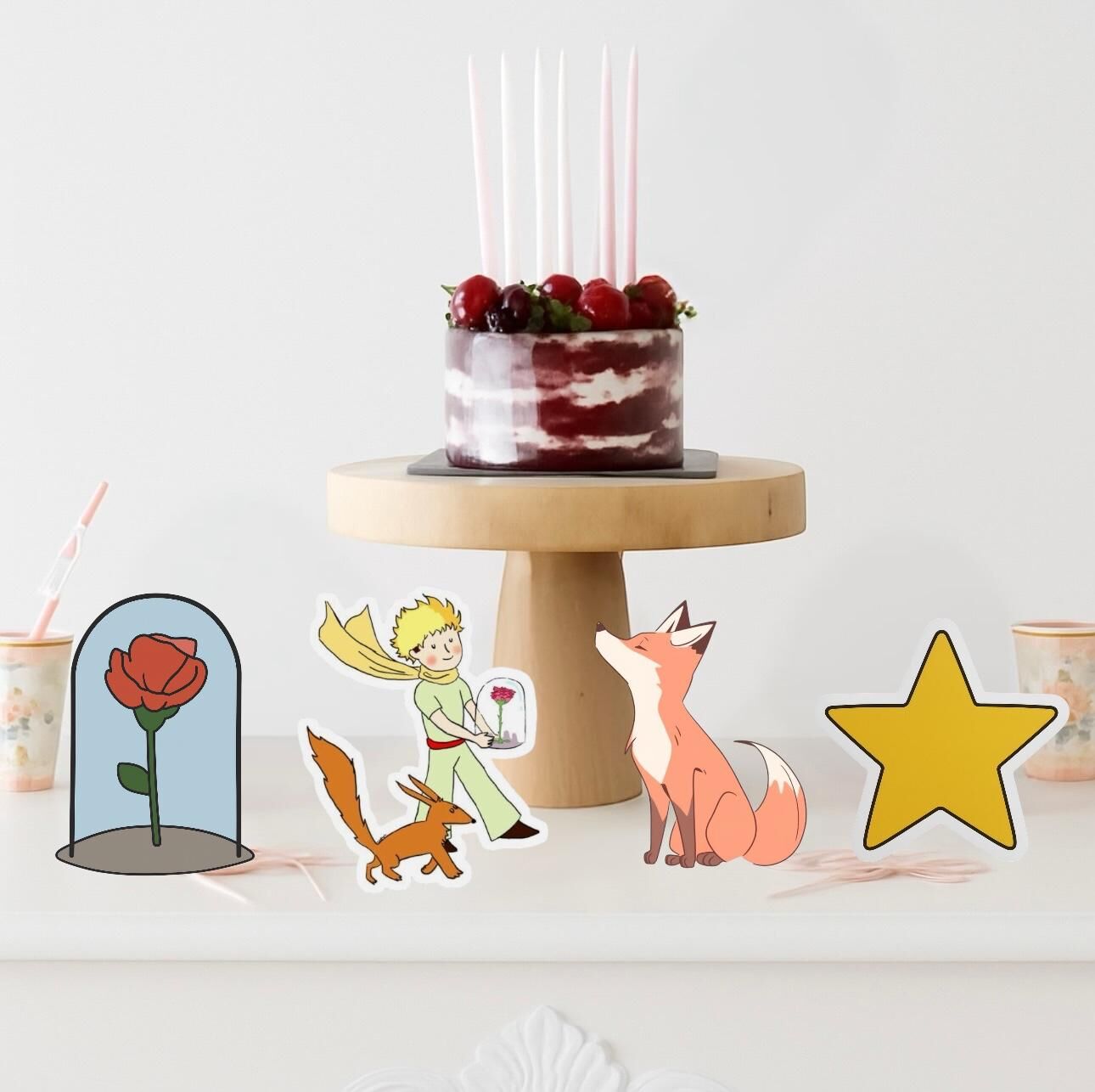 Küçük Prens Masa Süsü 4 Adet