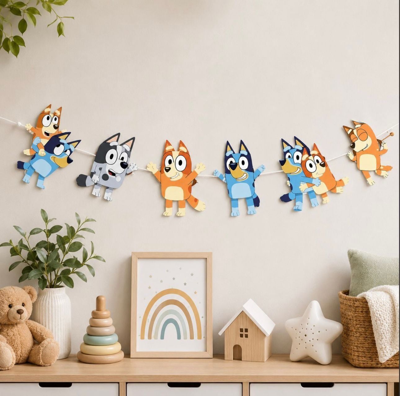 Bluey Dekoratif Banner