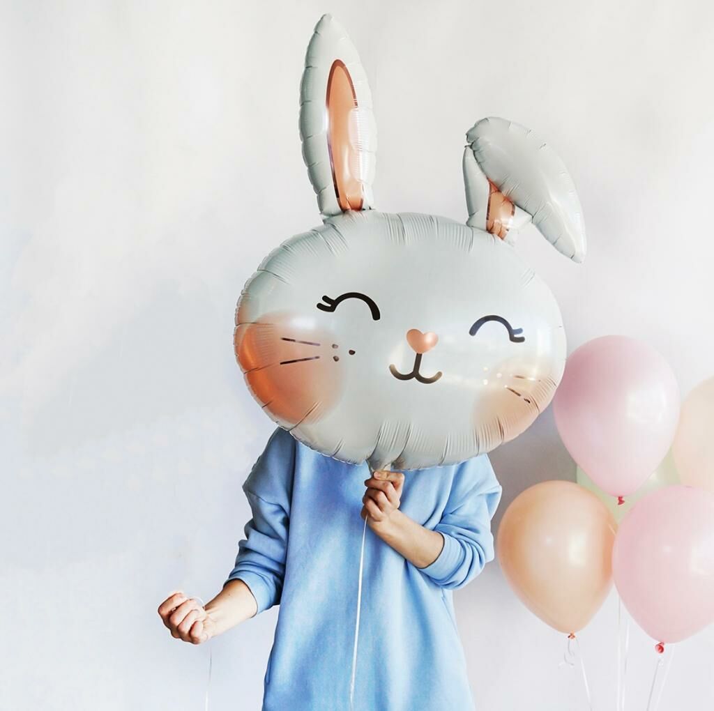Tavşan Kafa Folyo Balon