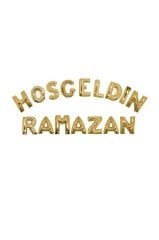 Gold Hoşgeldin Ramazan Folyo Balon Set