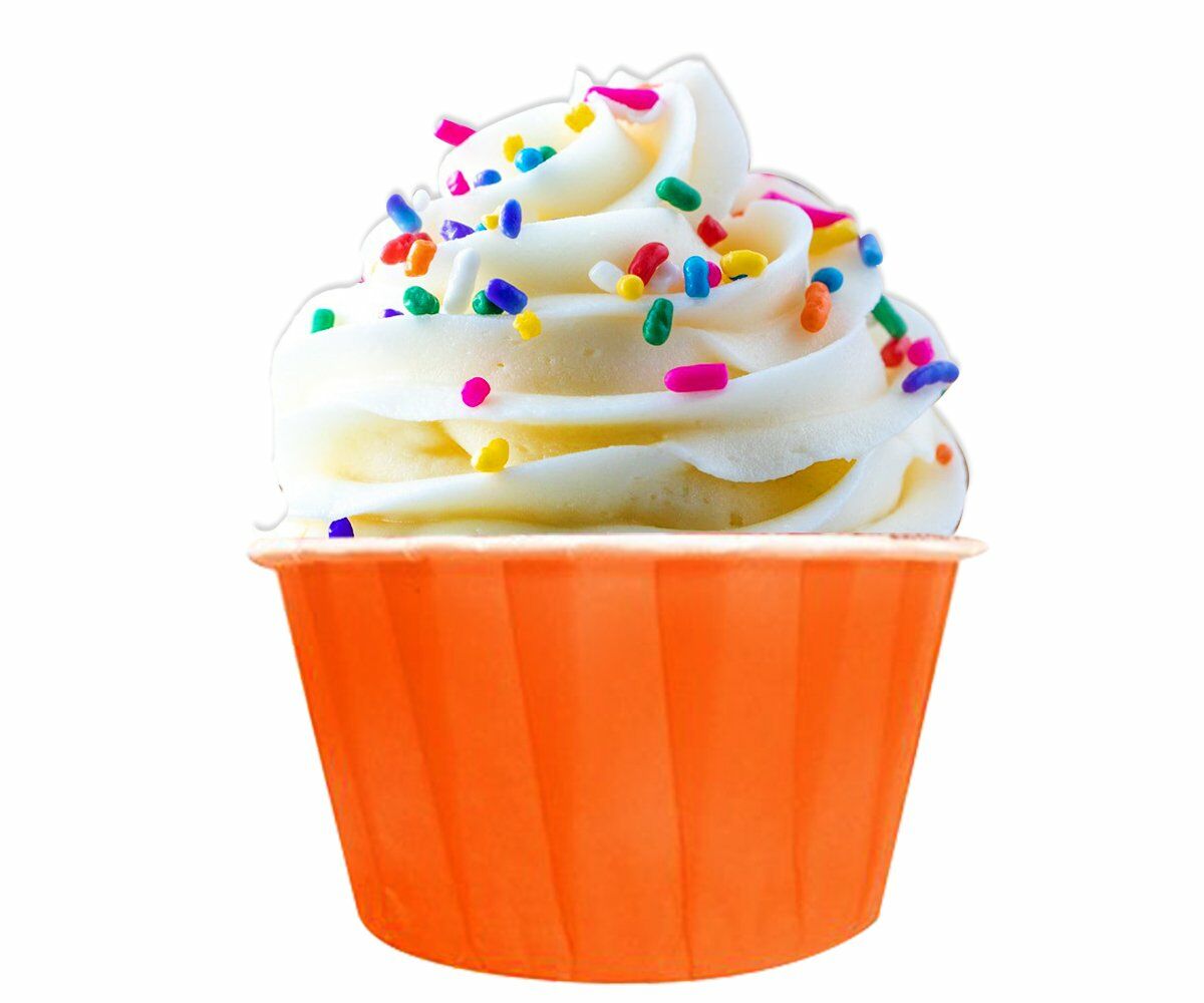 Turuncu Muffin Kek Kalıbı 24 Adet