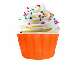 Turuncu Muffin Kek Kalıbı 24 Adet