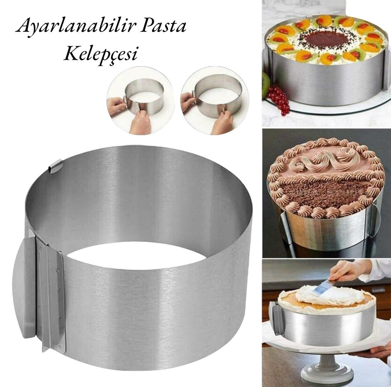 Ayarlanabilir Metal Pasta Kelepçesi
