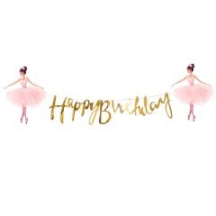 Balerin Happy Birthday Yazısı