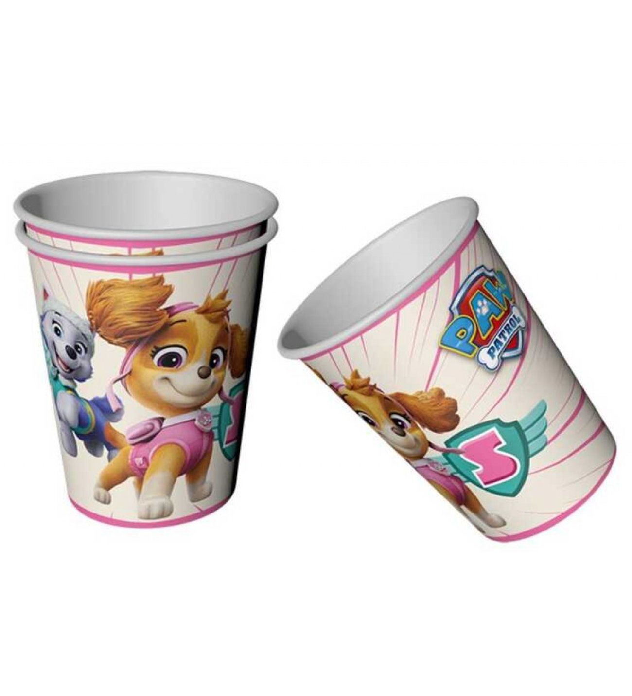 Skye Paw Patrol Karton Bardak 8 Adet