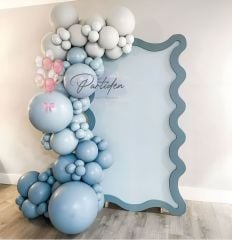 Blue Viral Balon Zinciri