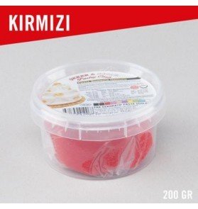 Kırmızı Şeker Hamuru 200gr