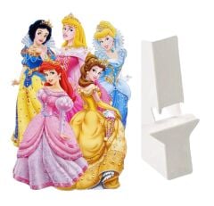 Prensesler Ayaklı Maket Pano