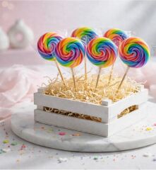 Gökkuşağı Sosyete Şekeri 6 Adet