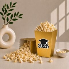 Mezuniyet Popcorn Mısır Kutusu 8 Adet
