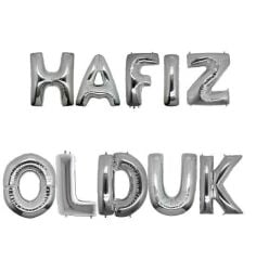 Gümüş Hafız Olduk Folyo Balon Set