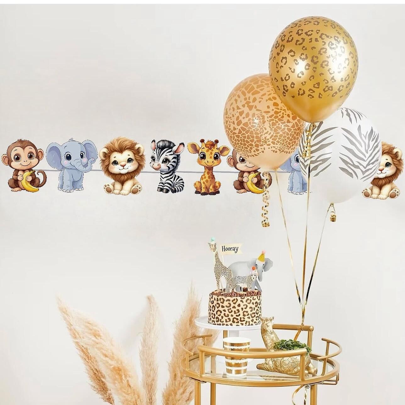 Safari Dekoratif Banner