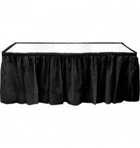 Siyah Plastik Masa Eteği 75x420