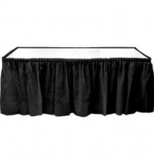 Siyah Plastik Masa Eteği 75x420
