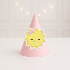Güneş Teması Parti Şapkası