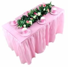Pembe Plastik Masa Eteği 75x420