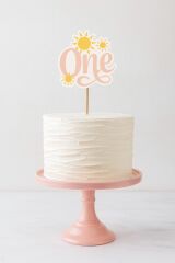 Güneş Teması One Pasta Süsü