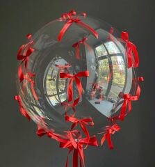 Kırmızı Fiyonk Balon Süsü 10 Adet