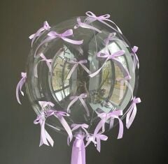 Lila Fiyonk Balon Süsü 10 Adet