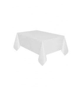Beyaz Plastik Masa Örtüsü 120x180