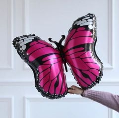 Pembe Kelebek Folyo Balon