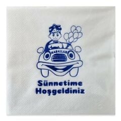 Mavi Sünnet Kağıt Peçete 16 Adet