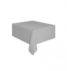 Gümüş Plastik Masa Örtüsü 120x180