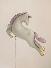 Saten Unicorn Folyo Balon