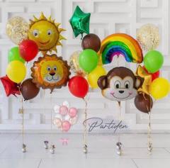 Safari Yaz Teması Balon Demeti