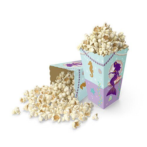 Deniz Kızı Mısır Popcorn Kutusu 8 Adet