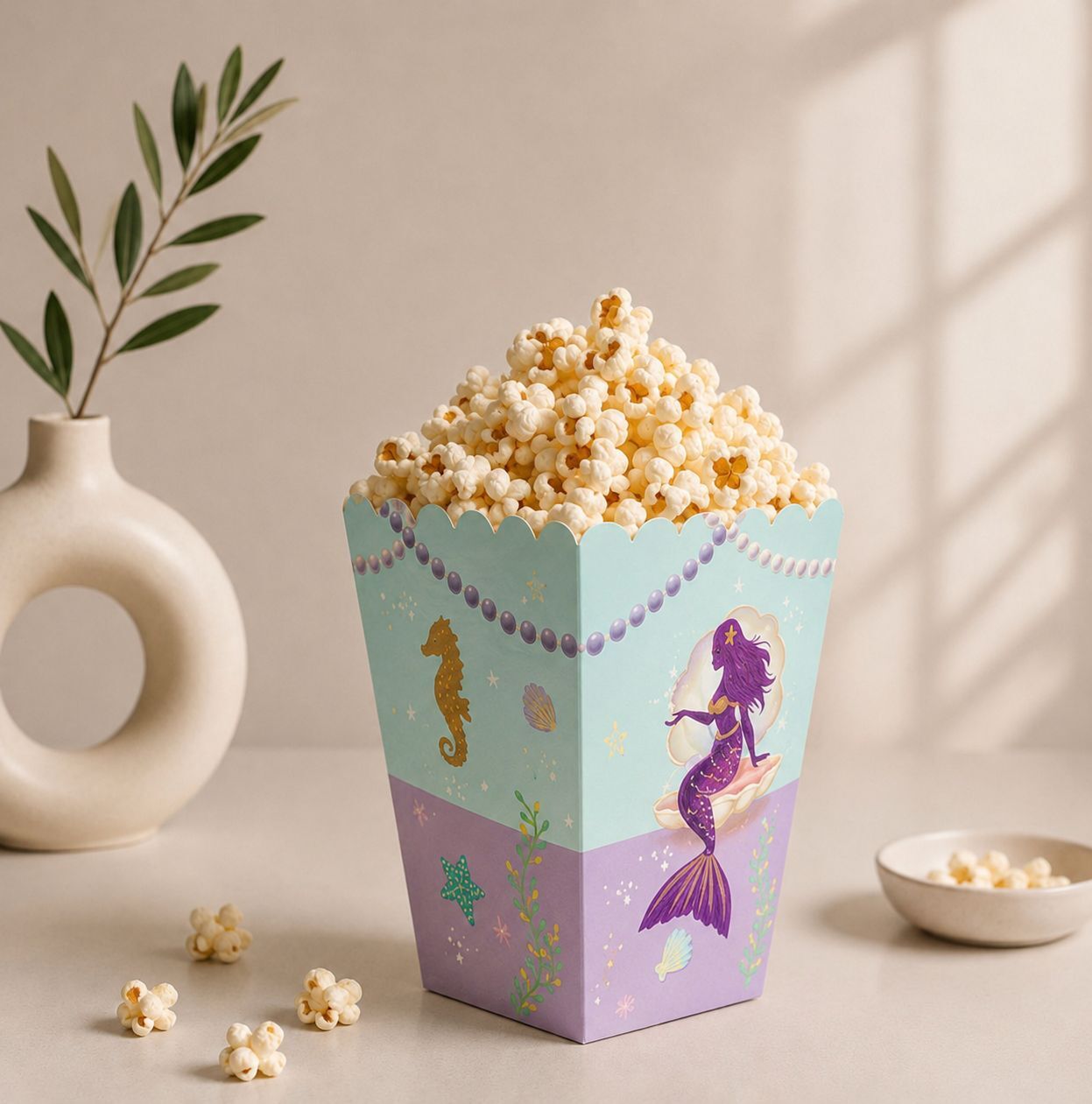 Deniz Kızı Popcorn Mısır Kutusu 8 Adet