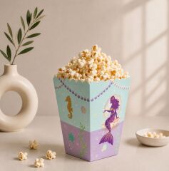 Deniz Kızı Popcorn Mısır Kutusu 8 Adet