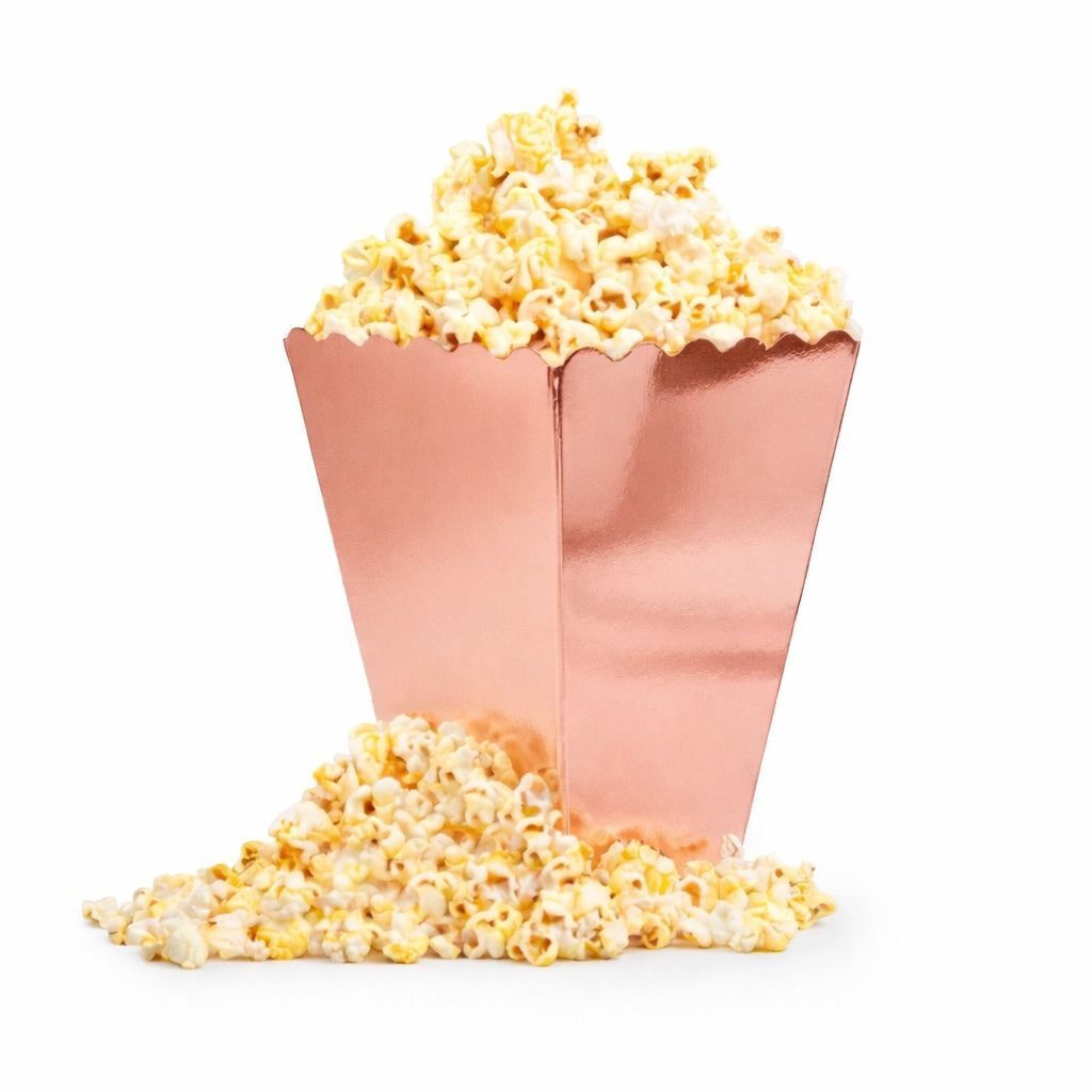 Rosegold Mısır Popcorn Kutusu 8 Adet