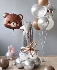 1 Yaş Ayıcık Balon Demeti