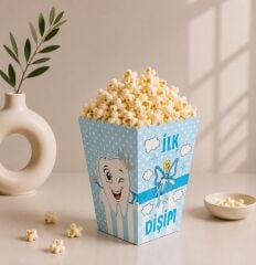 Erkek Diş Popcorn Mısır Kutusu 8 Adet