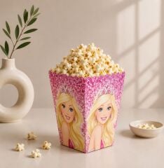 Barbie Popcorn Mısır Kutusu 8 Adet