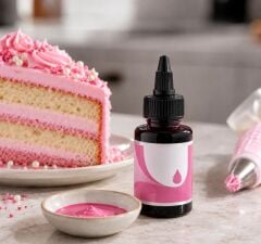Pembe Renk Likit Gıda Boyası