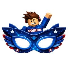 Roblox Karton Parti Maske 6 Adet