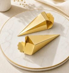 Gold Külah Lokum Kutusu 24 Adet