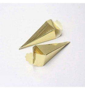 Gold Karton Lokum Kutusu 24 Adet