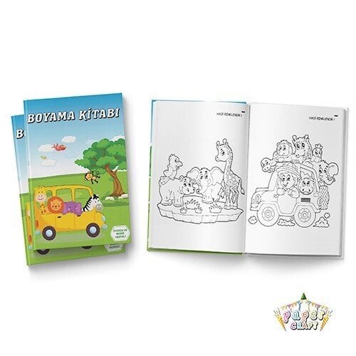 Safari Boyama Kitabı 1 Adet