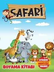 Safari Boyama Kitabı 1 Adet