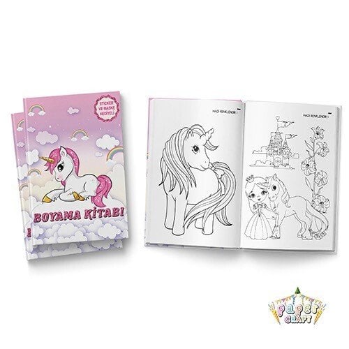 Unicorn Boyama Kitabı 1 Adet