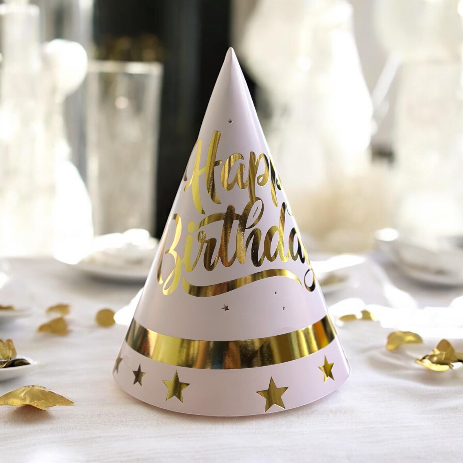 Kukuleta Pembe Altın Yıldız Happy Birthday Mod 16