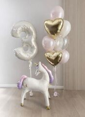 Unicorn Girl Balon Demeti