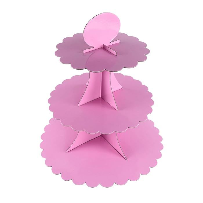 Pembe  Cupcake Kek Standı