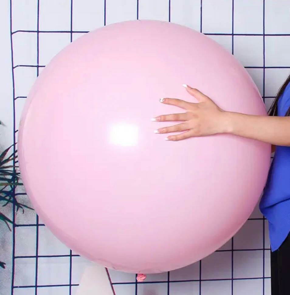 24 İNC PEMBE MAKARON BALON 1 ADET
