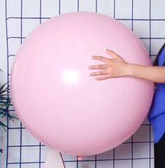 24 İNC PEMBE MAKARON BALON 1 ADET